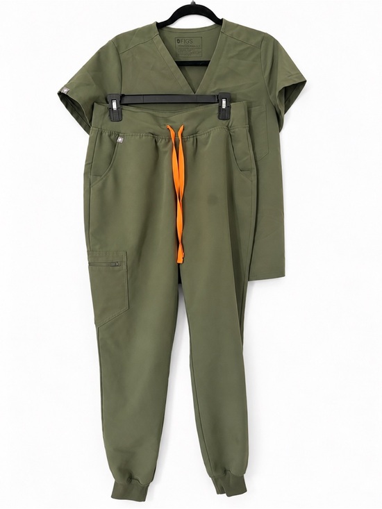 Figs Pants - FIGS Women’s Olive Green Scrub Set